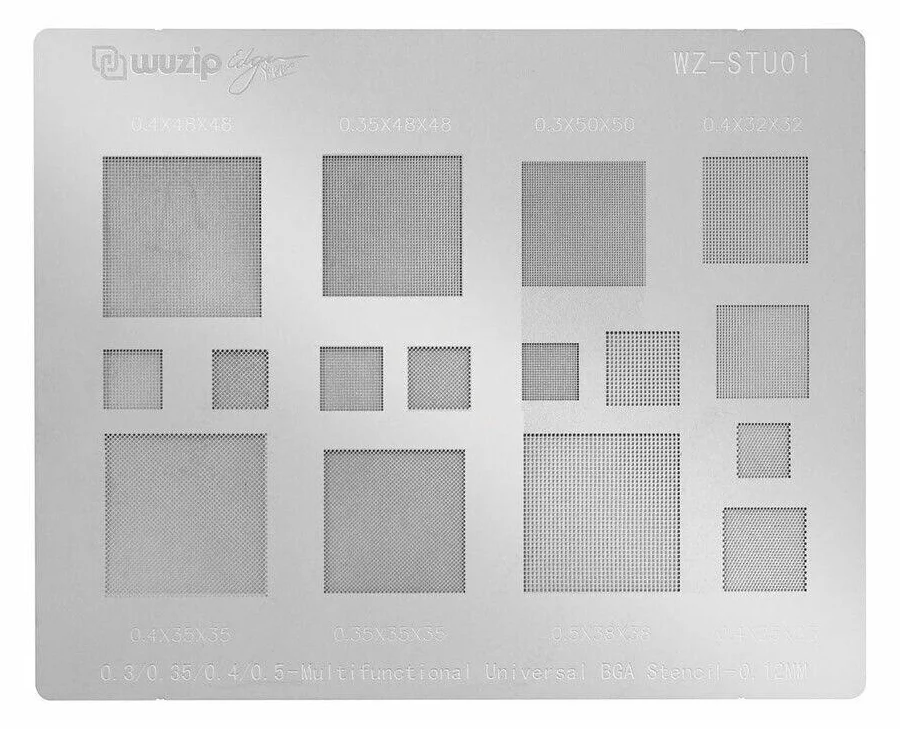 Wuzip Stencil Silver - Multi Proposito Stu01