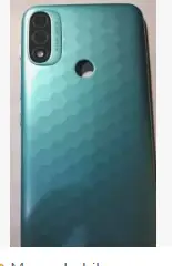 TAPA MOTO E20 VERDE CON VIDRIO DE CAMARA