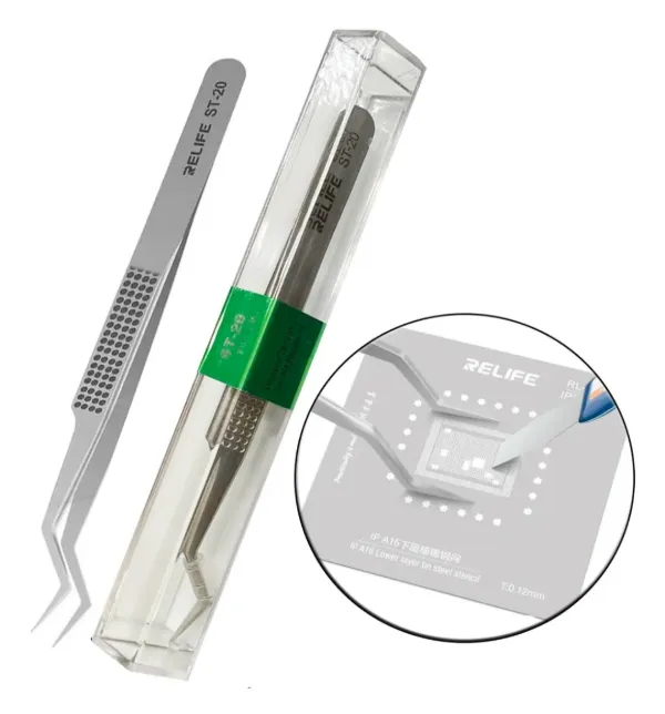 Brusela Tweezer Pinza Relife (Plana) St20