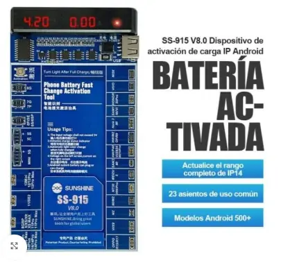 ACTIVADOR DE BATERIAS SUNSHINE SS-915 v8 (android-iphone)