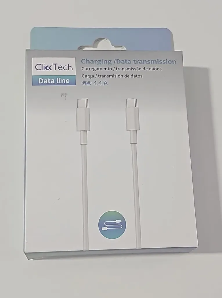 Cable Clicktech 4.4 Tipo C A C (1M Blanco)