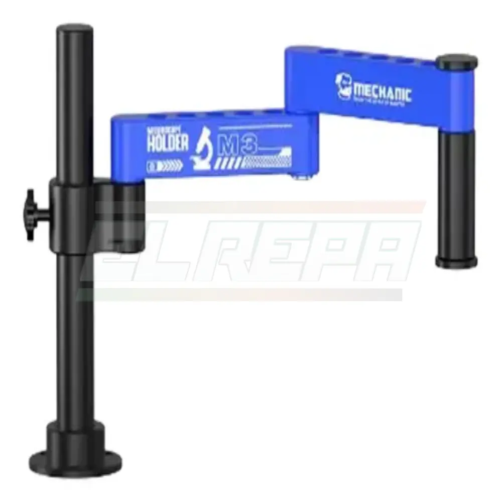 BRAZO SOPORTE TRINOCULAR M3 AZUL- MECHANIC
