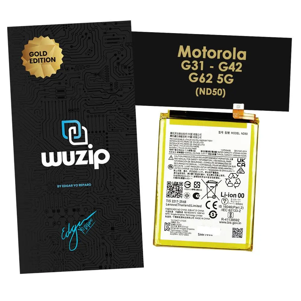 Bateria Motorola G42 / G62 5G – Gold Edition