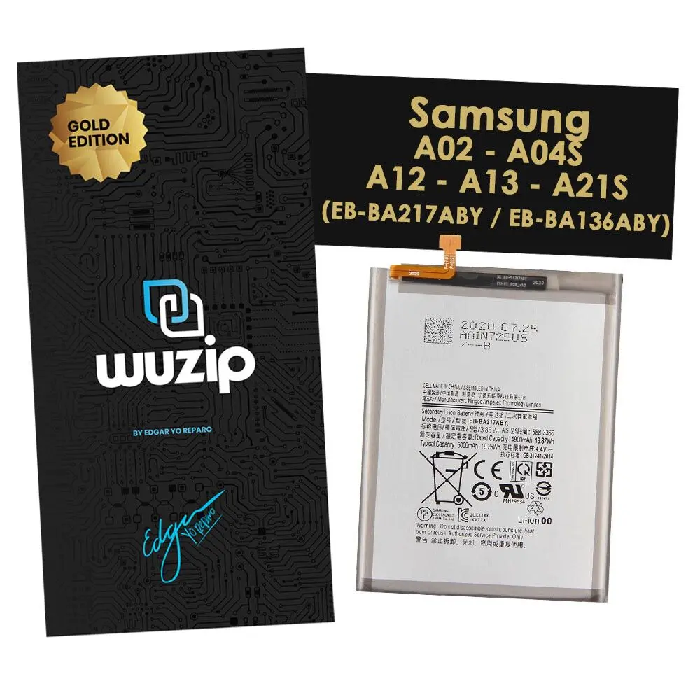 Bateria Samsung A02 / A04S / A12 / A13 / A21S – Gold Edition