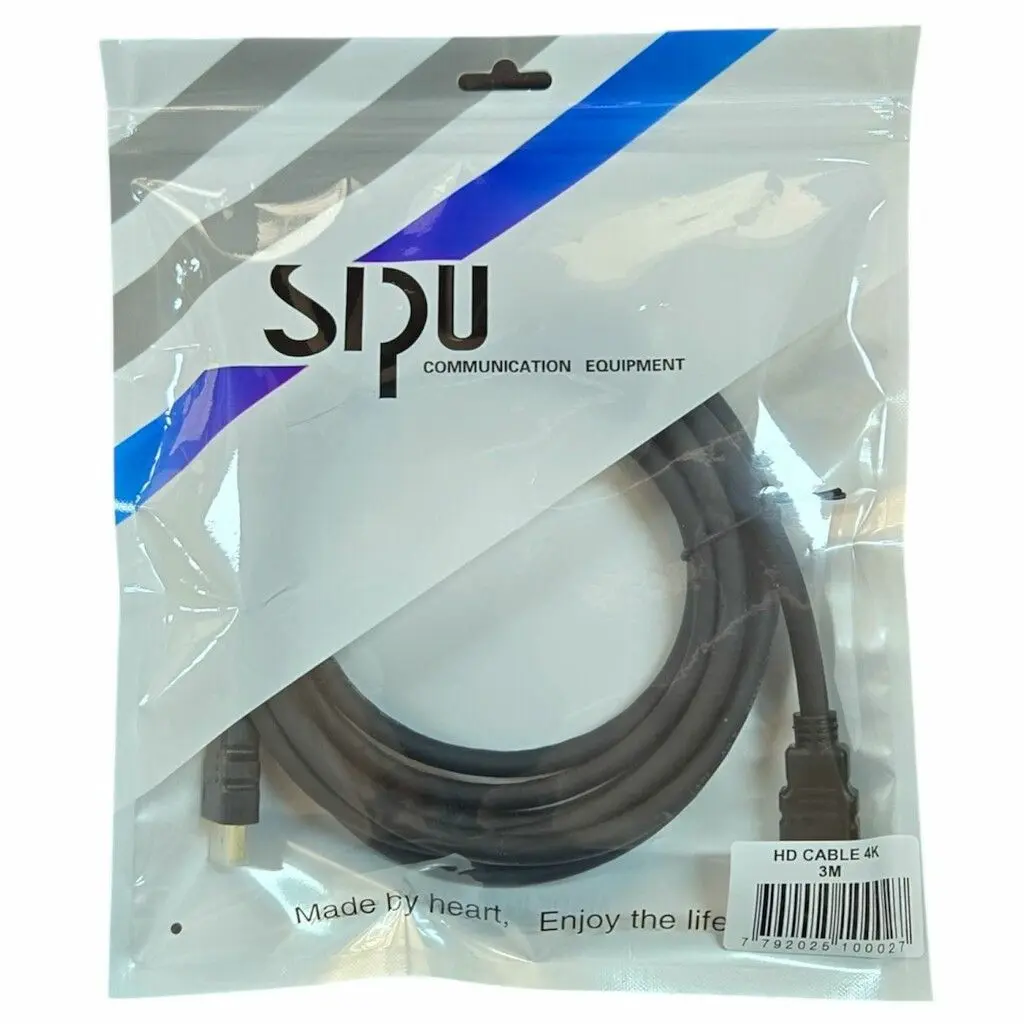 Cable HDMI 3 metros Sipu 