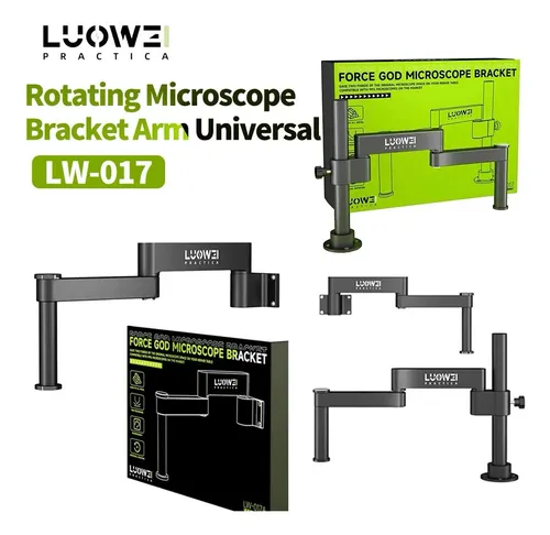 Brazo Soporte Microscopio Trinocular Binocular Luowei Lw-017 Ifx