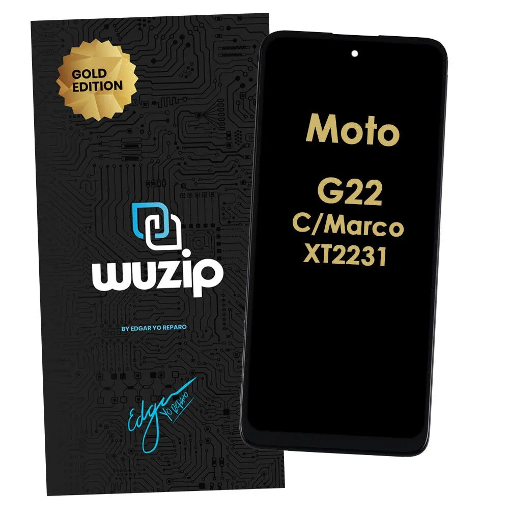 Modulo Moto G22 C/Marco – Gold Edition