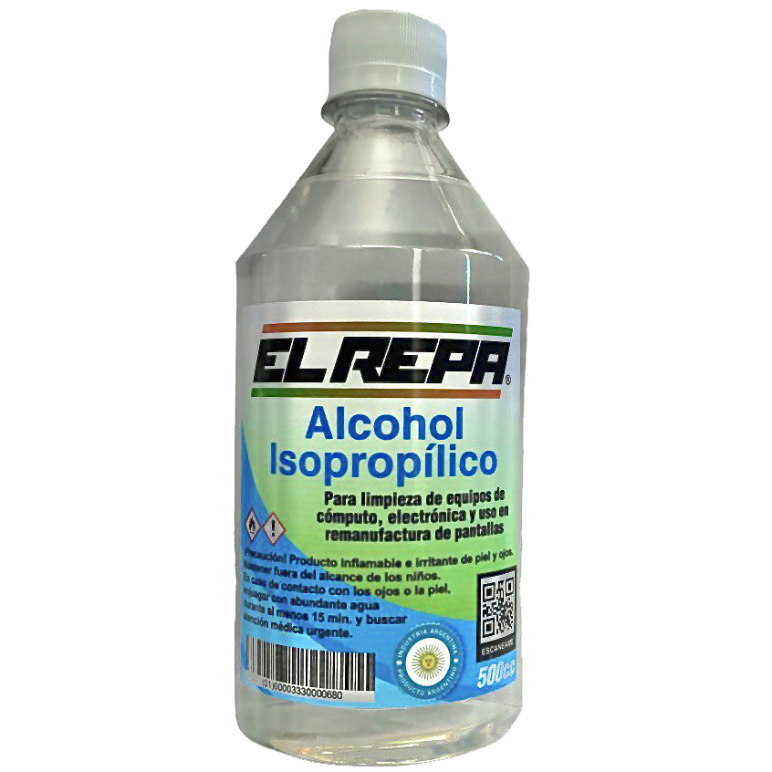 Alcohol isopropilico x500cc ELREPA  26/09/25