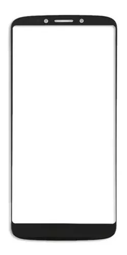 Vidrio Glass Sin Oca Motorola Moto E5 Plus Negro