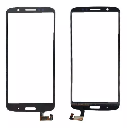 Vidrio Glass Con Oca + Touch Motorola Moto G6 Plus Negro