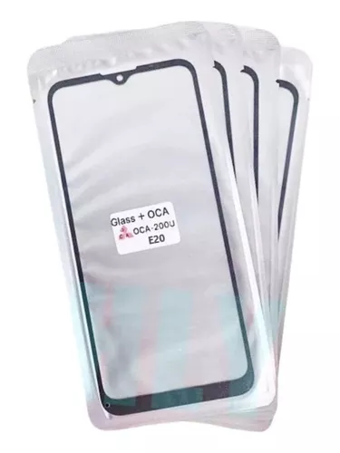 VIDRIO GLASS + OCA MOTOROLA MOTO E20 G8 POWER LITE G30 E7 PLUS ONE FUSION