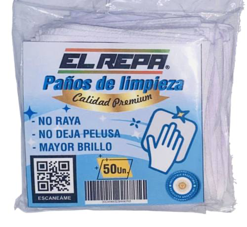 Paño x50 unidades Premium – Sin pelusas para remanufactura