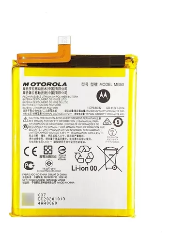 Bateria Motorola Moto G9 Plus Mg50 ORIGINAL 