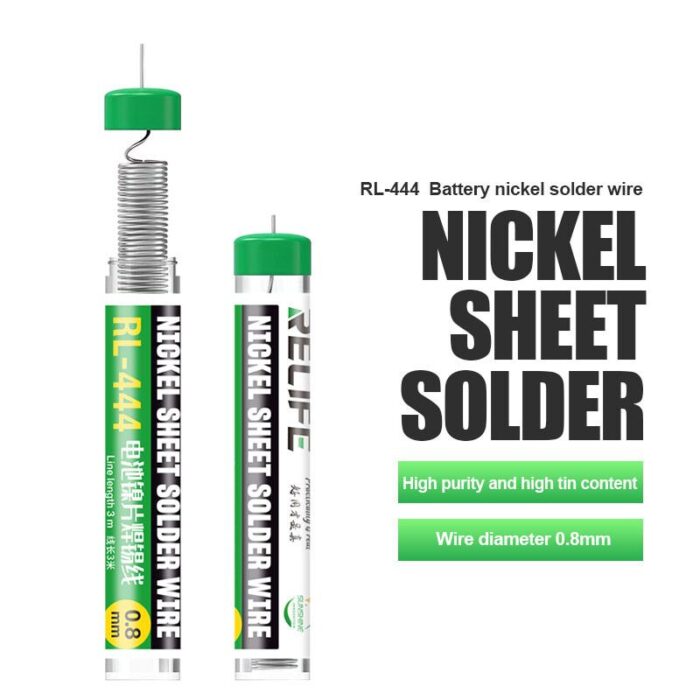 ESTAÑO ALAMBRE NIQUEL 0.8mm RELIFE RL-444 