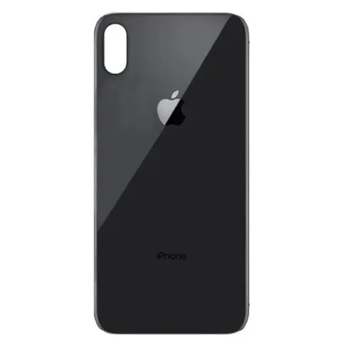 TAPA iPhone X - Big Hole - Negro SPACE GRAY
