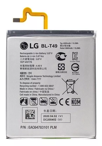 Bateria Lg (Bl-T49) K49-K41S-K60-K51S-K60S Original