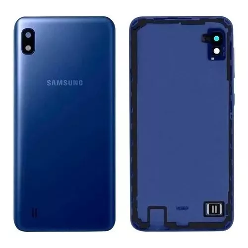 TAPA SIN LENTE DE CAMARA CON BOTONES ORIGINAL DESARME A10 A105 - AZUL