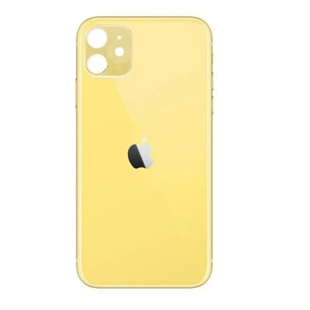 Tapa Iphone 11 - Big Hole - Amarillo