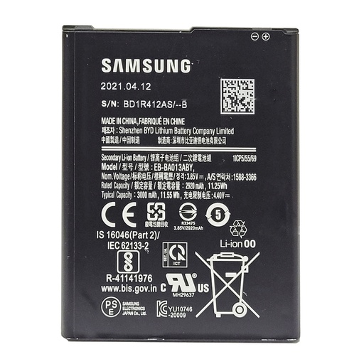 BATERIA SAMSUNG A01 CORE - A013 (EB-BA013ABY)  ORIGINAL EVE