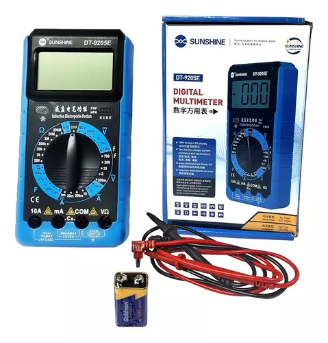 TESTER MULTIMETRO DIGITAL SUNSHINE DT-9205E LIZ