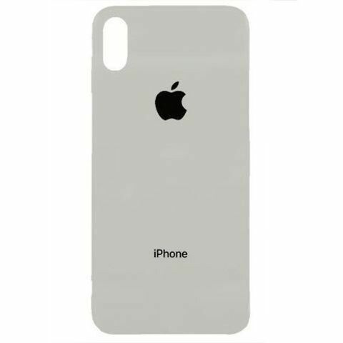 TAPA iPhone X - Big Hole - SILVER (blanco ceniza)