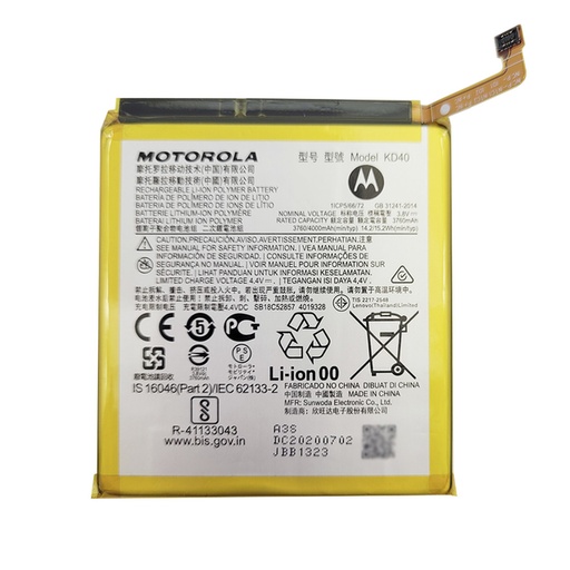 BATERIA MOTO G8 PLUS G8 + (KD40) 
