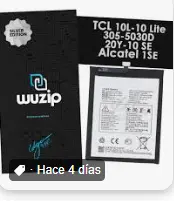 Bateria TCL 10L / 10 Lite / 305 / 5030D / 20Y / 10 SE – Alcatel 1SE – Silver Edition