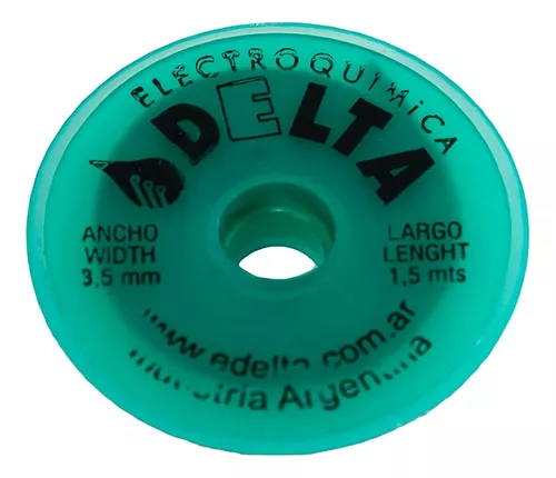 Malla Desoldante Soldadura 2.5mm 1.5mts Delta  