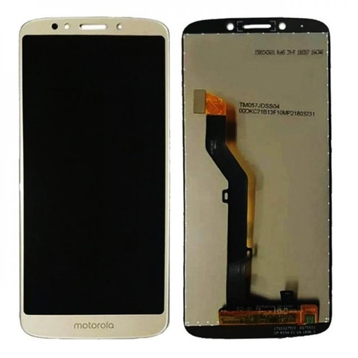 MODULO MOTOROLA MOTO E5 PLAY GO DORADO  (flex largo)  OK 