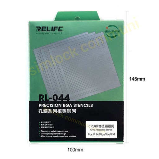 RELIFE STENCIL UNIVERSAL MULTIPROPOSITO RL-044  mt2 liz