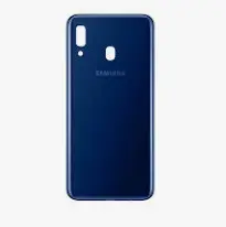 TAPA Samsung A20 azul  eve