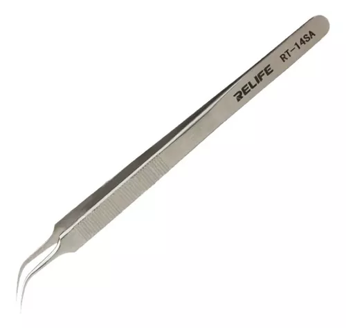 TWEEZER PINZA BRUSELA RELIFE (curva) - RT-14SA LIZ