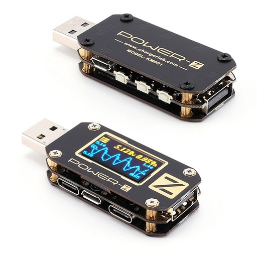 POWER-Z Modelo KM001 Medidor De Voltaje Tester Usb Digital Amperimetro  LIZ