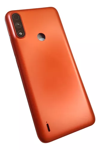 TAPA CON LENTE DE CAMARA ORIGINAL - E7I POWER - NARANJA