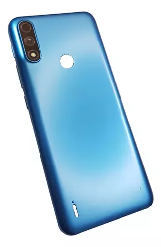 TAPA CON LENTE DE CAMARA ORIGINAL - E7i POWER - AZUL